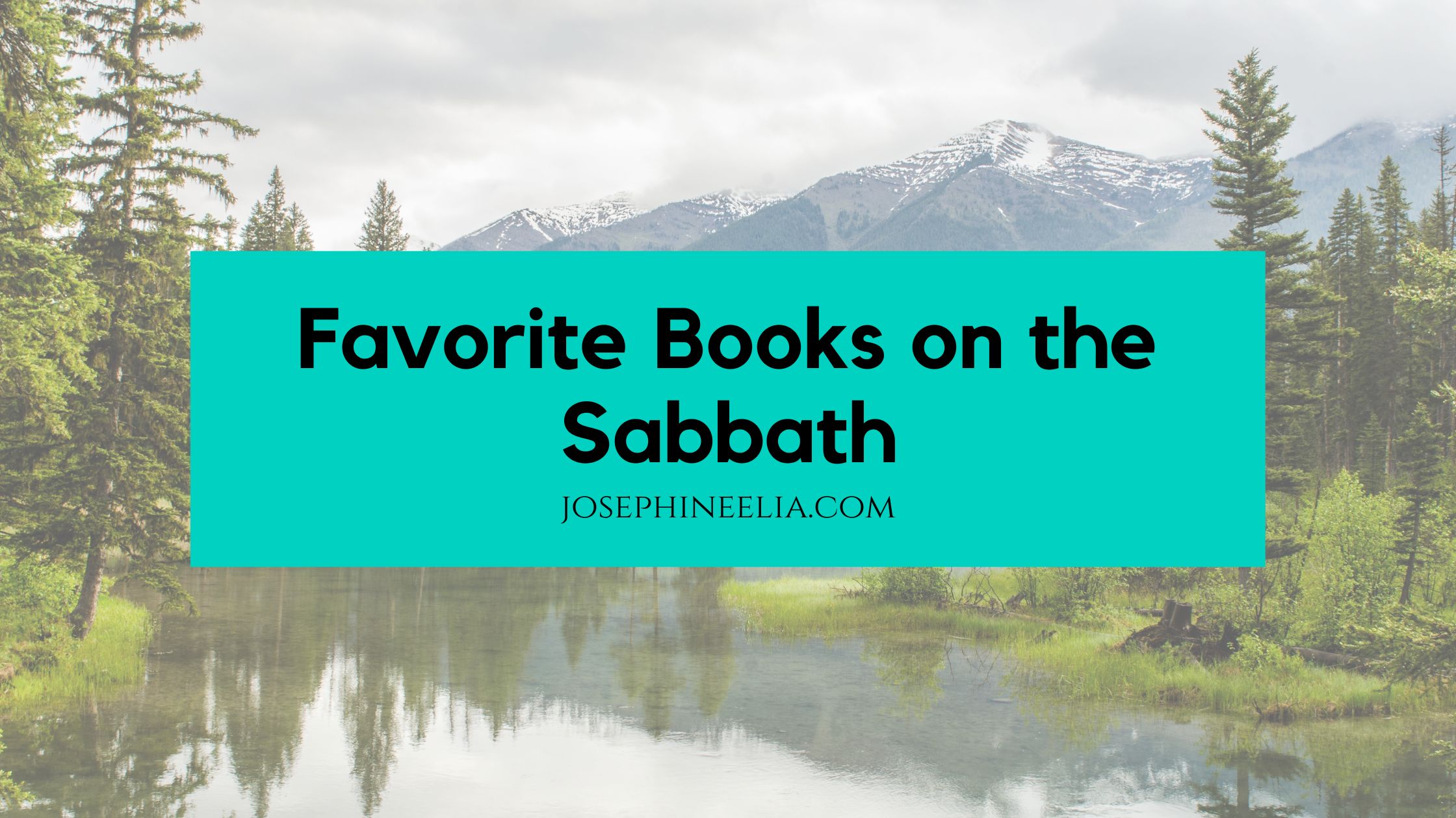 My Favorite Books on the Sabbath - Josephine Elia
